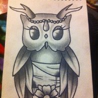Owl with Antlers.