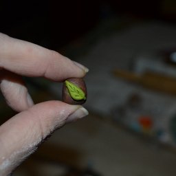 leaf bead I made