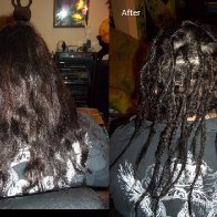 before and after dreads round 2