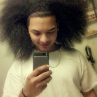 3/13 after taking my braids out
