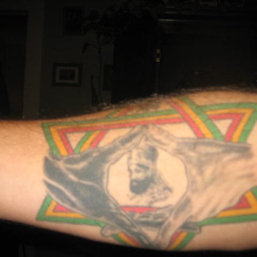 InI Haile Selassie I tatoo...