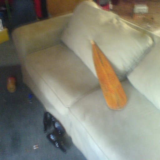 The Couch, before burning