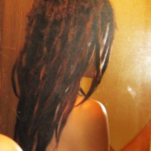 my dreads are gettin long :)