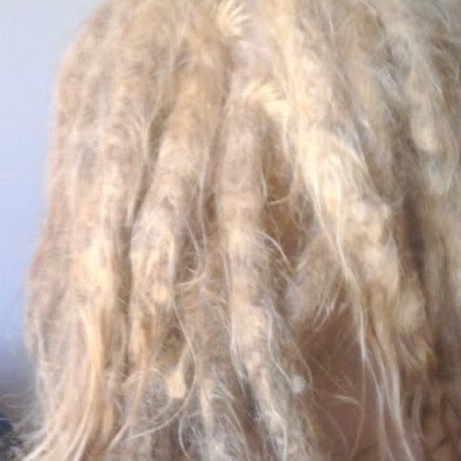 fresh blonde dreads