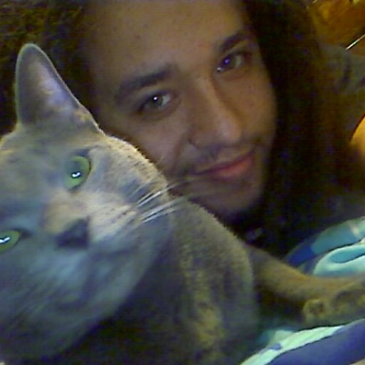 me and me kitty.. rainy his name is