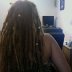 dreads back - right after a nice wash