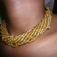 golden neck piece