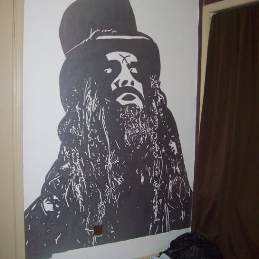 Second Rob Zombie mural done for a friend.