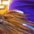 Felted dreads on end