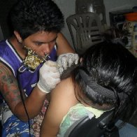 tattoo session
