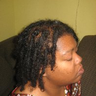 SIDE VIEW OF DREADS