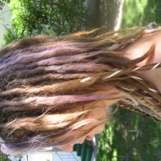 Purple dreads