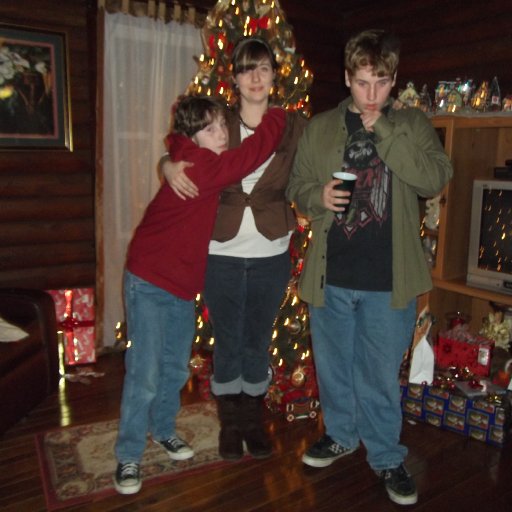 me and my sons doing the christmas thing
